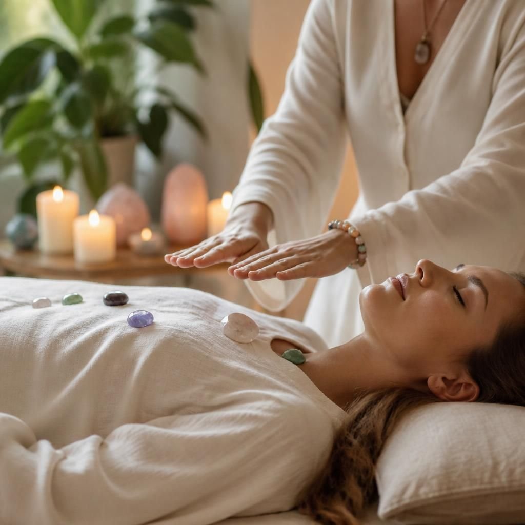 Crystal and Angelic Reiki Healing Session